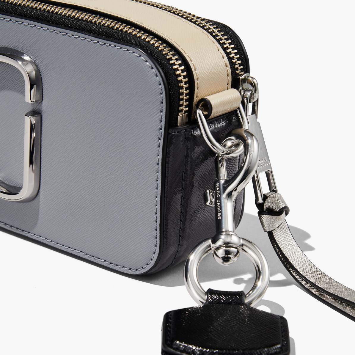 Marc Jacobs Crossbody Bags Clearance - Grey Multicolor Snapshot Womens